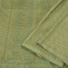 Sanskriti Vintage Grey Heavy Indian Sarees Pure Satin Silk Woven Sari Sustainable Fabric