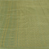 Sanskriti Vintage Grey Heavy Indian Sarees Pure Satin Silk Woven Sari Sustainable Fabric