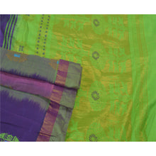 Load image into Gallery viewer, Sanskriti Vintage Green Heavy Party  Sarees Art Silk Hand-Woven Zari Sari Fabric
