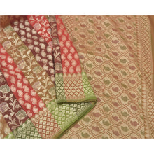Load image into Gallery viewer, Sanskriti Vintage Heavy Sarees Tanchoi Blend Georgette Woven Brocade Sari Fabric
