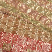 Load image into Gallery viewer, Sanskriti Vintage Heavy Sarees Tanchoi Blend Georgette Woven Brocade Sari Fabric
