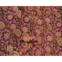 Load image into Gallery viewer, Sanskriti Vintage Brown Heavy Wedding Sarees Pure Silk Woven/Painted Sari Fabric
