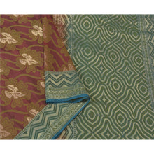 Load image into Gallery viewer, Sanskriti Vintage Blue Wedding Sarees Pure Silk Woven Zari Sari Craft Fabric
