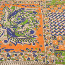 Load image into Gallery viewer, Sanskriti Vintage Sarees Pure Cotton Handmade Kalamkari Special Sari Fabric
