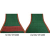 Sanskriti Vintage Green Heavy Indian Sarees 100% Pure Silk Printed Sari Sustainable Fabric
