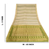 Sanskriti Vintage Green Heavy Indian Sarees Pure Silk Woven Brocade Sari Sustainable Fabric