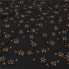 Sanskriti Vintage Black Bollywood Sarees Pure Georgette Hand Beaded Sari Sustainable Fabric
