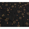 Sanskriti Vintage Black Bollywood Sarees Pure Georgette Hand Beaded Sari Sustainable Fabric