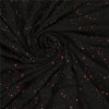 Sanskriti Vintage Bollywood Sarees Pure Georgette Black Hand Beaded Sari Sustainable Fabric