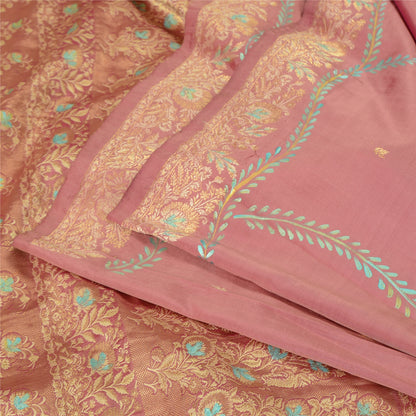 Sanskriti Vintage Red Wedding Sarees 100% Pure Silk Woven Special Sari Sustainable Fabric