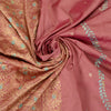 Sanskriti Vintage Red Wedding Sarees 100% Pure Silk Woven Special Sari Sustainable Fabric