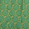 Sanskriti Vintage Green Indian Sarees Pure Silk Woven Premium Sari Sustainable Fabric