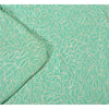 Sanskriti Vintage Sea Green Sarees Pure Georgette Handmade Mukeish Sari Sustainable Fabric