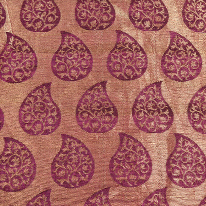 Sanskriti Vintage Green Sarees Pure Silk Woven Brocade/Banarasi Sari Sustainable Fabric