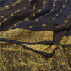 Sanskriti Vintage Blue/Brown Sarees Pure Silk Woven Brocade/Banarasi Sari Sustainable Fabric
