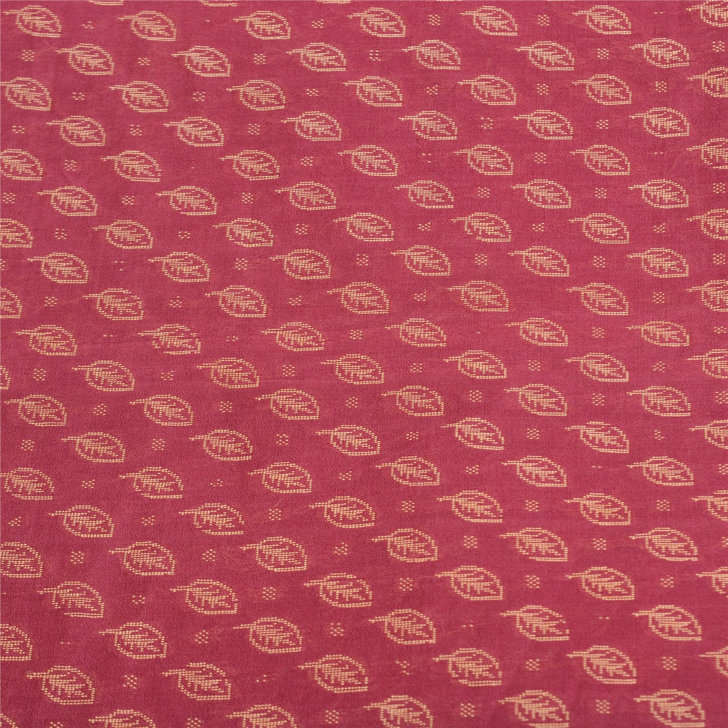 Sanskriti Vintage Pink/Lilla Sarees Pure Silke Woven Jamdani Special Sari Sustainable Stof