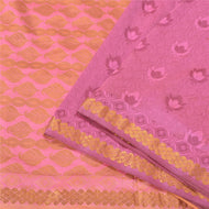 Sanskriti Vintage Black Indian Sarees Pure Silk Woven Premium Sari 5 Yard Fabric