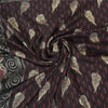 Sanskriti Vintage Black Indian Sarees 100% Pure Silk Woven Premium Sari Sustainable Fabric
