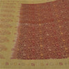 Sanskriti Vintage Dark Red/Green Sarees Pure Silk Woven Premium Sari Sustainable Fabric