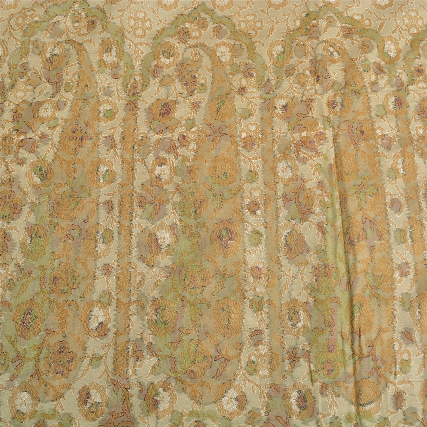 Sanskriti Vintage Grey Sarees 100% Pure Silk Woven Premium Sari Craft Sustainable Fabric