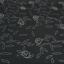 Load image into Gallery viewer, Sanskriti Vintage Black Sarees Pure Chiffon Silk Beaded Premium Sari Fabric
