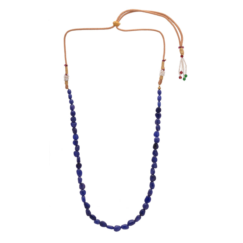 Sanskriti Vintage Fashionable Strand Semi Precious Garnet Stone Necklace