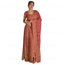 Load image into Gallery viewer, Sanskriti Vintage Pure Georgette Silk Handmade Ritu Kumar&#39;s Designer Stitched Lehenga Set
