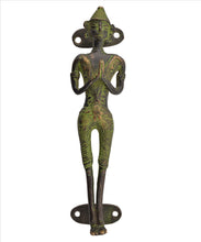 Load image into Gallery viewer, Antique Vintage Look Door Handle Sculpture Handcrafted Solid Brass Pulls
