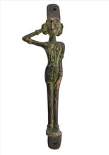 Load image into Gallery viewer, Antique Vintage Look Door Handle Handcrafted Sculpture Solid Brass Pulls
