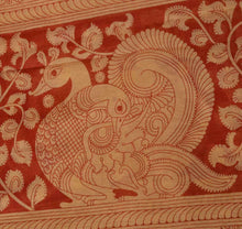 Load image into Gallery viewer, New Dupatta Long Scarf Pure Cotton Cream Red Hijab Printed Pattachitra Stole
