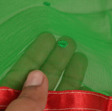 Load image into Gallery viewer, Sanskriti New Dupatta Long Scarf Chiffon Silk Green Hijab Embroidered Wrap Veil
