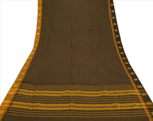 Load image into Gallery viewer, New Indian Saree Cotton Woven Green Craft Fabric Sari With Blouse Piece
