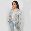 Sanskriti Vintage 100% Pure Cotton Hand Block Warli Printed Blazer Collar Full Sleeve Shirt