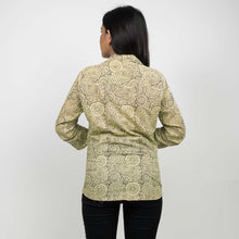 Load image into Gallery viewer, Sanskriti 100% Pure Cotton Hand Block Mandala Print Blazer Collar Full Sleeve Shirt
