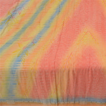Load image into Gallery viewer, Sanskriti Vintage Pink Sarees Moss Crepe Printed Sari Decor 5 YD Craft Fabric
