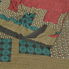 Load image into Gallery viewer, Sanskriti Vintage Indian Sarees Moss Crepe Printed Sari 5Yd Craft Decor Fabric
