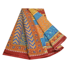 Load image into Gallery viewer, Sanskriti Vintage Multi Sarees Pure Cotton Printed Sari 5yd Floral Craft Fabric
