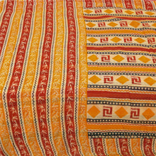 Load image into Gallery viewer, Sanskriti Vintage Sarees Red Indian Printed Pure Cotton Sari 5yd Craft Fabric
