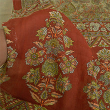 Load image into Gallery viewer, Sanskriti Vintage Sarees Green Blend Cotton Printed Sari 5yd Floral Craft Fabric
