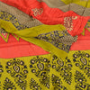 Sanskriti Vintage Sarees Indian Multi Printed 100% Pure Cotton Sari Craft Sustainable Fabric
