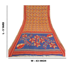 Load image into Gallery viewer, Sanskriti Vintage Sarees Multicolor 100% Pure Cotton Printed Sari Craft Fabric
