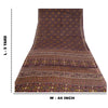 Sanskriti Vintage Sarees Purple Bandhani Patola Print Pure Cotton Sari Sustainable Fabric