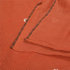 Sanskriti Vintage Sarees Orange Embroidered Pure Cotton Sari Woven Craft Sustainable Fabric