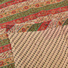 Sanskriti Vintage Sarees Indian Cream Printed Pure Cotton Sari 5yd Craft Sustainable Fabric
