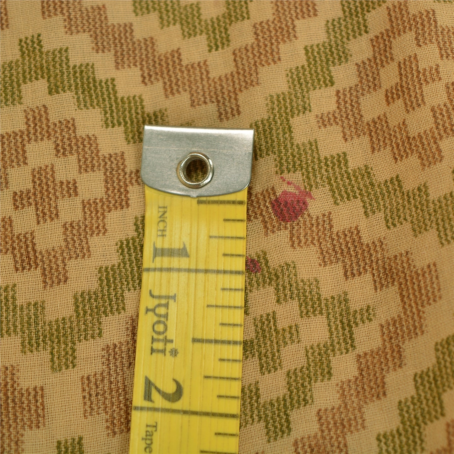 Sanskriti Vintage Sarees Indian Beige Printed Pure Cotton Sari 5yd Craft Sustainable Fabric