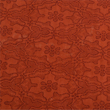 Load image into Gallery viewer, Sanskriti Vintage Sarees Orange Animal Printed Pure Cotton Sari 5yd Craft Fabric

