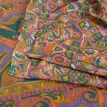 Load image into Gallery viewer, Sanskriti Vintage Sarees Indian Multi 100% Pure Cotton Printed Sari Craft Fabric

