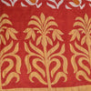 Sanskriti Vintage Sarees Red 100% Pure Cotton Printed Sari 5YD Soft Craft Sustainable Fabric