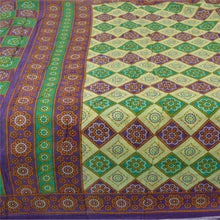 Load image into Gallery viewer, Sanskriti Vintage Sarees Multi Bandhani Pure Cotton Printed Sari Craft Fabric

