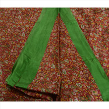 Load image into Gallery viewer, Vintage Indian Art Silk Cultural Saree Maroon Printed Sari Craft 5 Yard Fabric
